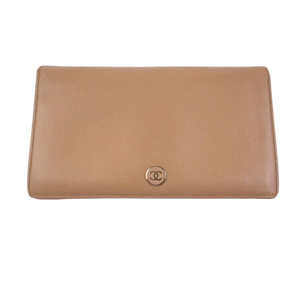 Chanel Bifold Long Caviar Leather Wallet